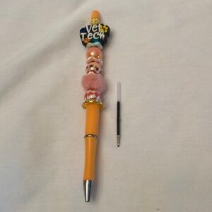 Vet Tech Orange Colored Pen. New.